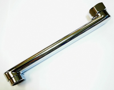 Ledeme L20-F Излив 20 см для смесителя в ванной, нержавеющая сталь, хром - фото