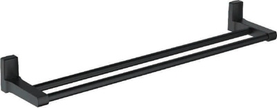 Ledeme L30309B Полотенцедержатель, сталь, черный - фото
