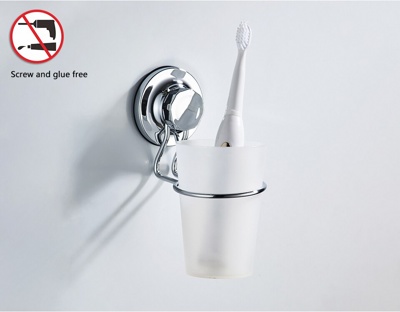 Ledeme L3706 Стакан для зубной щетки, пластик, хром - фото