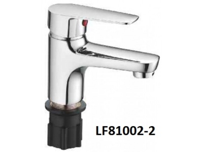 Loffrey LF81002-2 Смеситель для умывальника, цинк, хром - фото