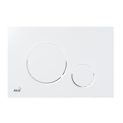 ALCAPLAST M670 Кнопка управления для скрытых систем инсталляции, белый-глянец - фото