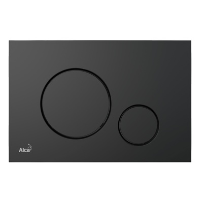 ALCAPLAST M678 Кнопка управления для скрытых систем инсталляции, черный-матовый - фото