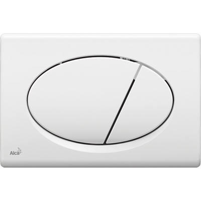 ALCAPLAST M70-BL-01 Кнопка управления для скрытых систем инсталляции, белый - фото