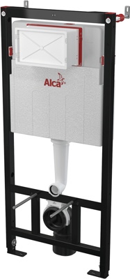 ALCAPLAST Инсталляционный сет 5 в 1 Rimflow с кнопкой управления М670 (AM101/1120+M91+M670 +сидение+ унитаз Alca-Трино) - фото2