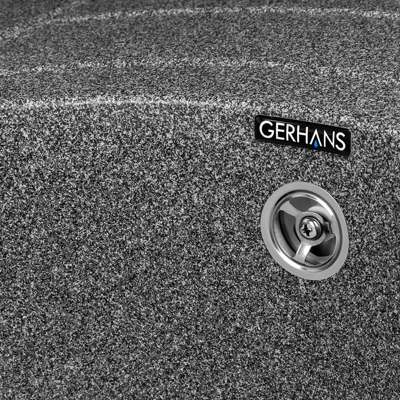 Кухонная мойка Gerhans A01-24, графит - фото5