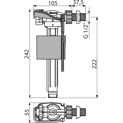 ALCAPLAST A150-1/2