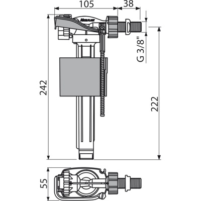 ALCAPLAST A150-3/8