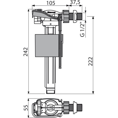 ALCAPLAST A160-1/2