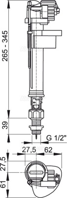 ALCAPLAST A17-1/2