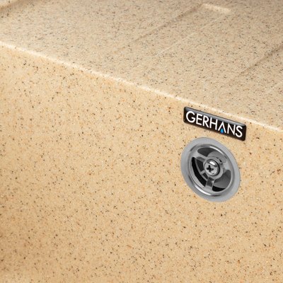 Кухонная мойка Gerhans B15-21, песок - фото5