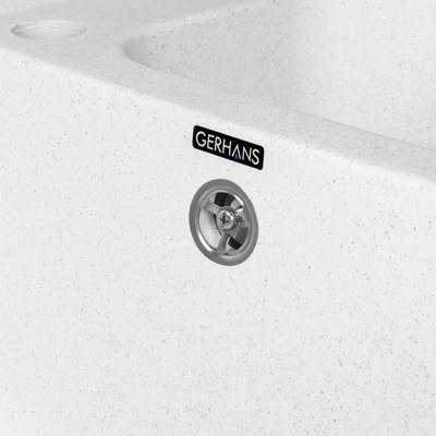 Кухонная мойка Gerhans E10-18, белый - фото5