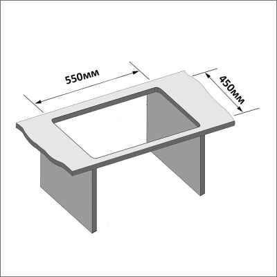 Мойка кухонная БЕЗ СИФОНА, графит WISENT WS-35848B - фото5