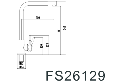 Смеситель для кухни FMARK FS26129 - фото2