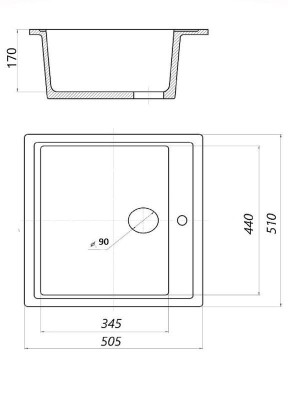 Кухонная мойка Wisent W510-29, gray - фото6