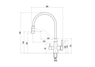 Смеситель для кухни Fmark FS1462Q-12 - фото2