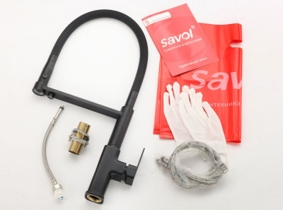 Смеситель для кухни Savol S-L1808H-01 - фото4
