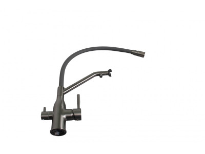 Ledeme L4797D-12 Смеситель для кухни с подключением к фильтру, латунь, оружейная сталь - фото5