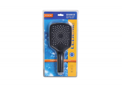 Ledeme M001B Душевая лейка 3 режима, пластик, черный - фото6