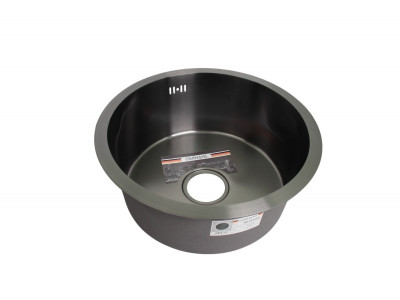 Кухонная мойка GERHANS K34545B, графит - фото4