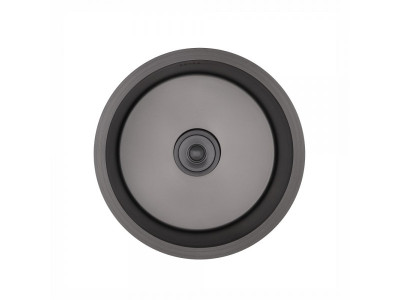 Кухонная мойка GERHANS K34545B, графит - фото