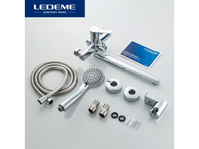 Ledeme L2269 Смеситель для ванны, латунь, хром - фото7