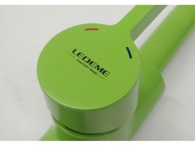 Ledeme L1099Z Смеситель для умывальника, латунь, зеленый- фото6