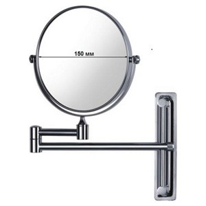 Ledeme L6306 Зеркало ванной увеличительное, нержавеющая сталь, хром, 6 дюймов - фото