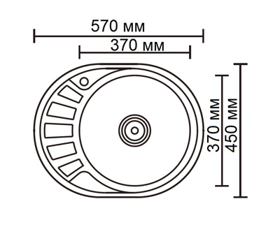 Кухонная мойка Ledeme L65745-6R, ДЕКОР - фото3