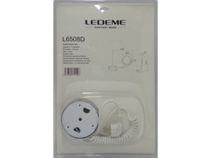Ledeme L6608D Зеркало ванной увеличительное, с LED подсветкой, латунь, хром, 8 дюймов - фото3