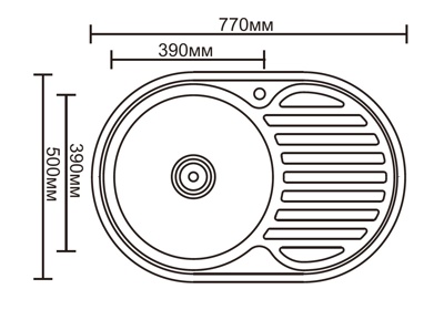 Кухонная мойка Ledeme L67750-6L, ДЕКОР - фото3