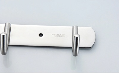 Ledeme L70201-4 Крючок-вешалка, нержавеющая сталь, сатин - фото4