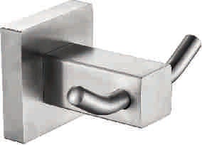Ledeme L71805-2 Крючок-вешалка, нержавеющая сталь, сатин - фото