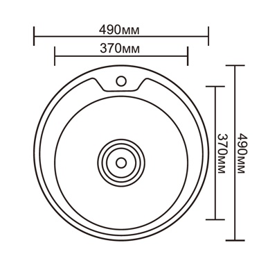 Кухонная мойка Ledeme L74949-6, МАТОВАЯ - фото3