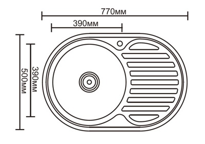 Кухонная мойка Ledeme L87750-6L, ГЛЯНЕЦ - фото3