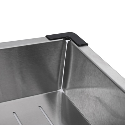 WISENT W30360 Коландер для кухонной мойки, нержавеющая сталь, сатин (36 см) - фото2