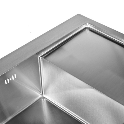 WISENT W37851-L Кухонная мойка из нержавеющей стали, сатин - фото3