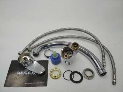 Wisent W59022 Смеситель для кухни, цинк, хром - фото3